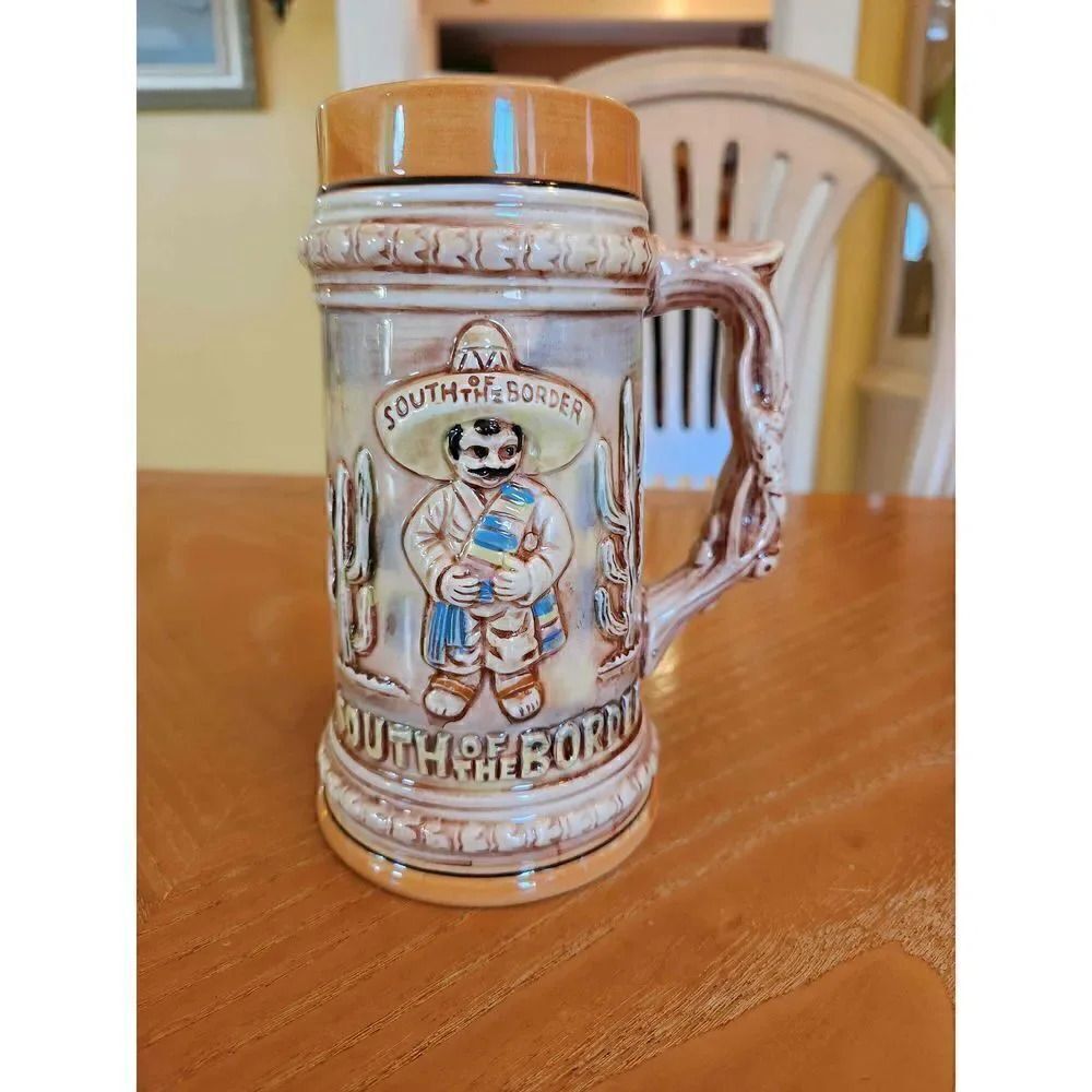 Vintage Trimont ware South of the Border beer stein